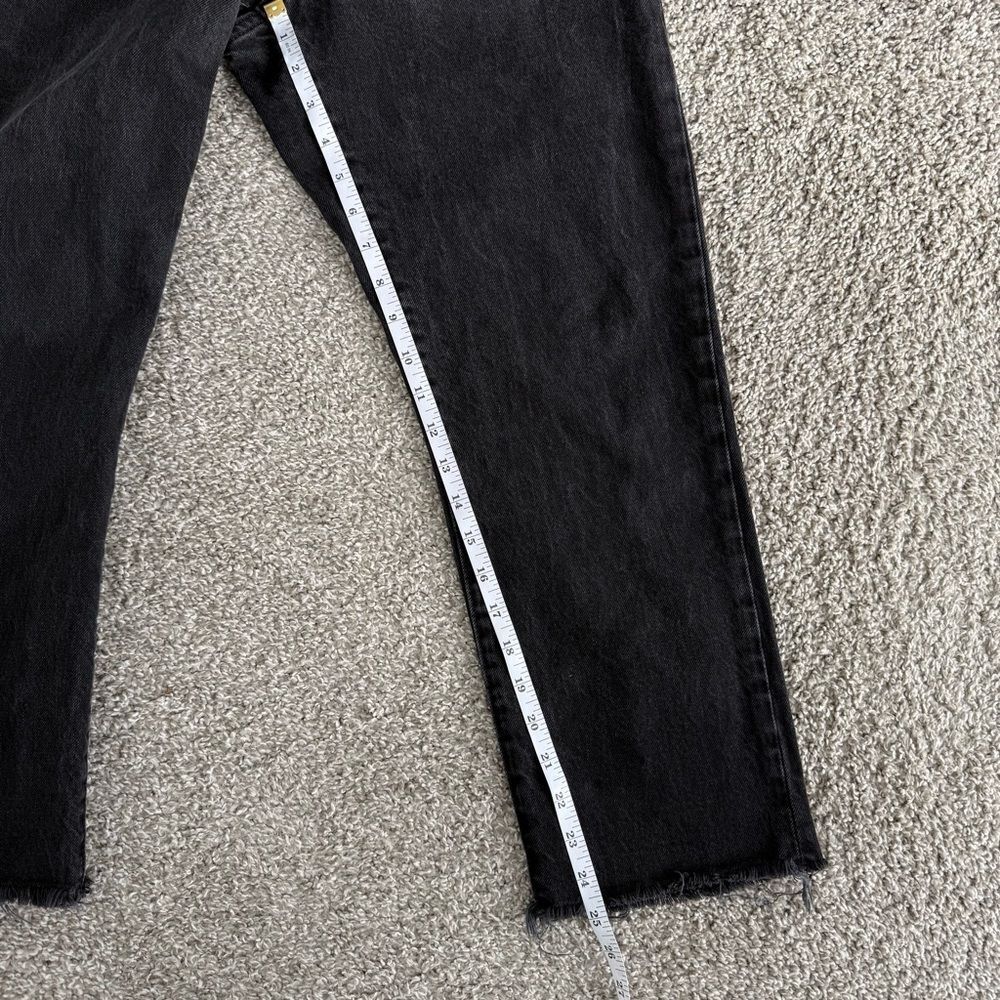 MANGO | Havana Straight Leg Black Jeans - Size 8 - Picture 14 of 15